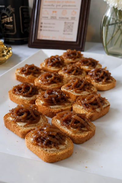 Canapé Cebolla Caramelizada - 60 unidades